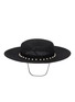 Detail View - Click To Enlarge - EUGENIA KIM - 'Colette' faux pearl straw boater hat