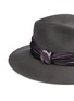 Detail View - Click To Enlarge - EUGENIA KIM - 'Georgina' velvet band wool felt fedora hat