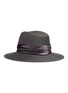 Figure View - Click To Enlarge - EUGENIA KIM - 'Georgina' velvet band wool felt fedora hat