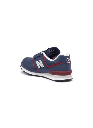 Figure View - Click To Enlarge - NEW BALANCE - x Marvel '574 Captain America' kids sneakers