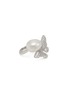 Main View - Click To Enlarge - ANABELA CHAN - 'Butterfly' diamond freshwater pearl ring