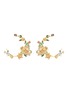 Main View - Click To Enlarge - ANABELA CHAN - 'Orchard Garland' diamond gemstone hoop earrings
