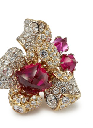 Detail View - Click To Enlarge - ANABELA CHAN - 'Blossom' diamond gemstone ring