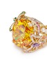 Detail View - Click To Enlarge - ANABELA CHAN - 'Swallowtail' diamond gemstone freshwater pearl ring