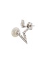 Detail View - Click To Enlarge - CZ BY KENNETH JAY LANE - Cubic zirconia cutout open star glass pearl earrings