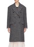 Main View - Click To Enlarge - CALVIN KLEIN 205W39NYC - Double breasted stripe oversized tweed coat