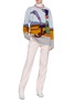 Figure View - Click To Enlarge - CALVIN KLEIN 205W39NYC - x Looney Tunes™ 'Road Runner' intarsia knit sweater