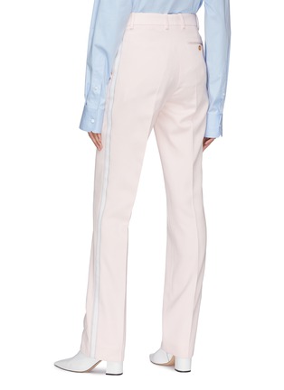 Back View - Click To Enlarge - CALVIN KLEIN 205W39NYC - Stripe outseam twill pants