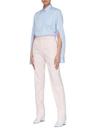 Figure View - Click To Enlarge - CALVIN KLEIN 205W39NYC - Stripe outseam twill pants