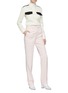 Figure View - Click To Enlarge - CALVIN KLEIN 205W39NYC - Colourblock virgin wool twill uniform shirt