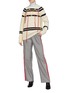Figure View - Click To Enlarge - CALVIN KLEIN 205W39NYC - Fringe stripe sweater