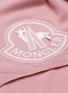 Detail View - Click To Enlarge - MONCLER - Logo wool-cashmere knit scarf