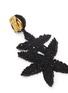 Detail View - Click To Enlarge - OSCAR DE LA RENTA - Beaded double starfish drop clip earrings