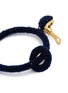 Detail View - Click To Enlarge - OSCAR DE LA RENTA - Beaded interlocking hoop clip earrings