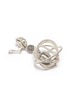 Detail View - Click To Enlarge - OSCAR DE LA RENTA - 'Globe' beaded threaded hoop drop clip earrings