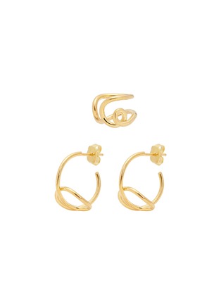Main View - Click To Enlarge - JOANNA LAURA CONSTANTINE - 'Knot' earrings set