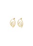 Main View - Click To Enlarge - JOANNA LAURA CONSTANTINE - 'Knot' detachable arc jacket earrings