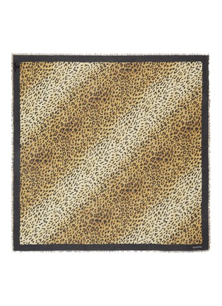Main View - Click To Enlarge - VALENTINO GARAVANI - Valentino Garavani Leopard print modal-cashmere scarf