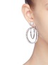 Figure View - Click To Enlarge - JOOMI LIM - 'Saturn Stunner' detachable Swarovski crystal ring hoop earrings