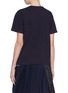 Back View - Click To Enlarge - SACAI - Zip gusset T-shirt