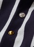  - SACAI - Puffer back panel belted stripe melton jacket