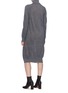 Back View - Click To Enlarge - SACAI - Slant zip knit turtleneck dress