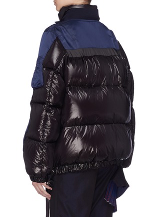 Back View - Click To Enlarge - SACAI - Bomber panel down puffer jacket