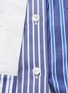  - SACAI - Mix stripe patchwork shirt