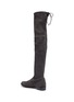Detail View - Click To Enlarge - STUART WEITZMAN - 'Lowland' stretch suede thigh high boots