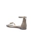 Detail View - Click To Enlarge - STUART WEITZMAN - 'Cylinder' embellished ankle strap suede sandals
