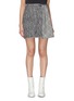 Main View - Click To Enlarge - AALTO - Asymmetric flared panel check plaid mini skirt