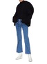 Figure View - Click To Enlarge - AALTO - Oversized wool cable knit turtleneck sweater