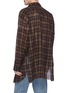 Back View - Click To Enlarge - FAITH CONNEXION - Tartan plaid wool blend shirt jacket