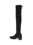 Detail View - Click To Enlarge - STUART WEITZMAN - 'Midland' suede thigh high boots