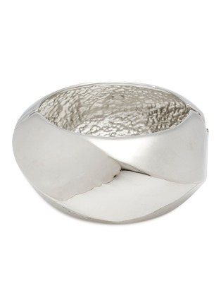 Main View - Click To Enlarge - KENNETH JAY LANE - Geometric hinged bangle