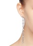 Figure View - Click To Enlarge - KENNETH JAY LANE - Glass crystal link drop earrings