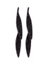 Main View - Click To Enlarge - KENNETH JAY LANE - Glass crystal feather shaped drop earrings