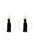 Main View - Click To Enlarge - KENNETH JAY LANE - Tassel hoop earrings