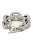 Figure View - Click To Enlarge - KENNETH JAY LANE - Glass crystal interlocking link chain bracelet