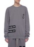 Main View - Click To Enlarge - RICK OWENS DRKSHDW - Graphic patch sweatshirt