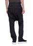 Back View - Click To Enlarge - RICK OWENS DRKSHDW - Drop crotch padded jogging pants