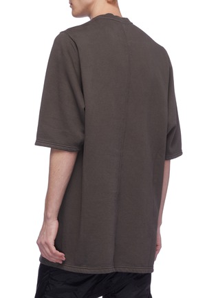 Back View - Click To Enlarge - RICK OWENS DRKSHDW - Graphic patch T-shirt