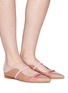 Figure View - Click To Enlarge - MALONE SOULIERS - 'Maureen' strappy leather flats