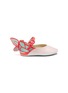 Main View - Click To Enlarge - SOPHIA WEBSTER - 'Chiara Baby' butterfly appliqué glitter infant Mary Jane flats