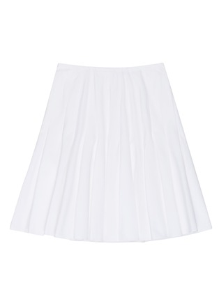 Main View - Click To Enlarge - ALAÏA - Pleated poplin skirt