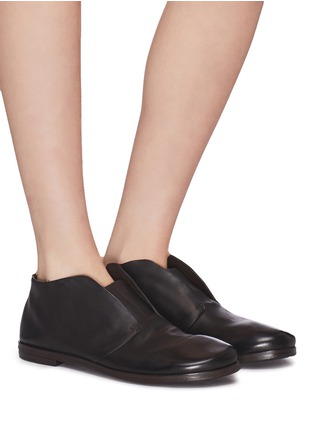 Figure View - Click To Enlarge - MARSÈLL - 'Listello' leather slip-on shooties