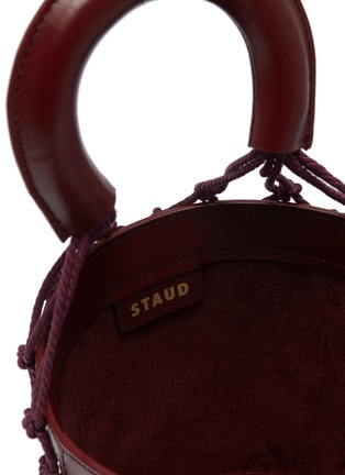 Detail View - Click To Enlarge - STAUD - 'Moreau' macramé net leather bucket bag