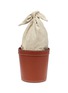 Main View - Click To Enlarge - STAUD - 'Britt' knotted linen handle leather bucket bag