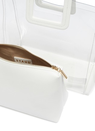 Detail View - Click To Enlarge - STAUD - 'Shirley' leather handle PVC tote
