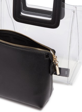 Detail View - Click To Enlarge - STAUD - 'Shirley' leather handle PVC mini tote